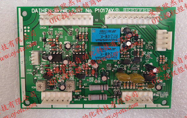 OTC DAIHEN P10174X circuit board – labeling OTC DAIHEN P10174X circuit board with part number label