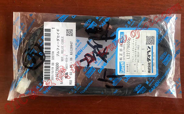 OTC DAIHEN L22779G00 motor extension cable – 1.6m OTC DAIHEN L22779G00 genuine 1.6-meter motor relay cable for positioner