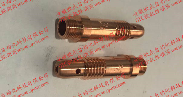 OTC DAIHEN H950C15 2.4mm clip body for TIG torch – front view OTC DAIHEN H950C15 genuine 2.4mm clip body (collet) for TIG welding torch