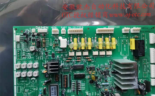 OTC DAIHEN C0177P welding circuit board front view