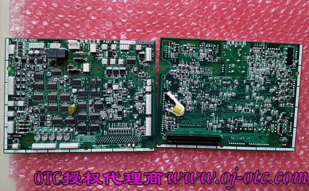 OTC DAIHEN P10327U circuit board label and connectors