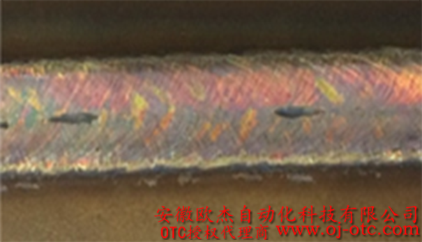 OTC DAIHEN EP500L stainless steel weld result (material: stainless steel, thickness: 3mm, current: 115A, voltage: 20.2V)