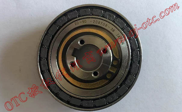 OTC DAIHEN W-L02115 reducer side view showing 20-50-208708-38 marking