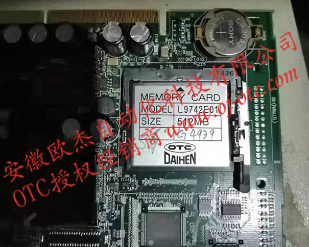 OTC DAIHEN L9742E01 system card with model labeling