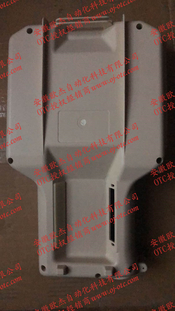 OTC DAIHEN 5096-596 teach pendant shell back view showing mounting points