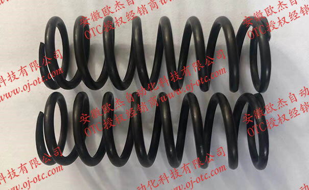 Close-up of OTC DAIHEN U30055H03 spring