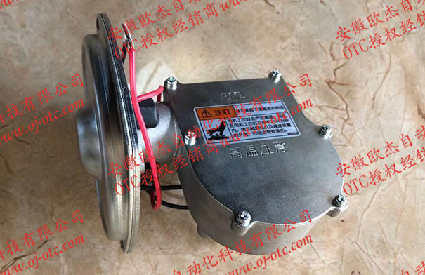 OTC DAIHEN U30055L01 wire feed motor rear view