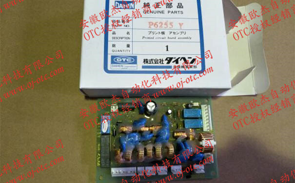 OTC DAIHEN P6255Y00 circuit board component close-up
