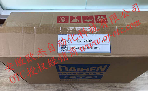OTC DAIHEN CM-7402 wire feeder packaging