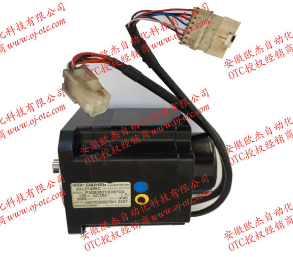 OTC DAIHEN W-L01495 servo motor connector detail
