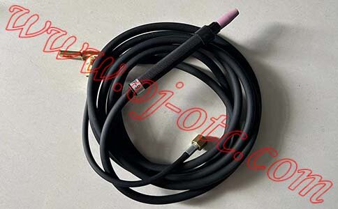 OTC DAIHEN AWP-9 straight handle argon arc welding torch 4m length