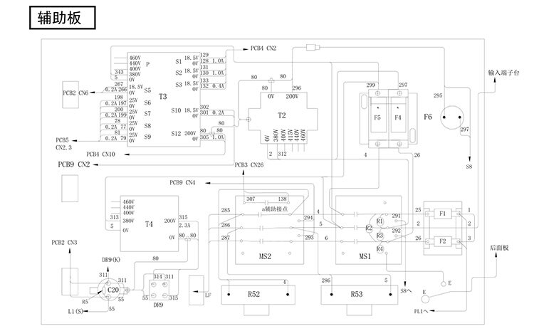 OTC Daihen AVP360 Auxiliary Board Parts Exploded View Diagram 2