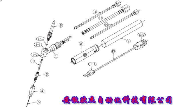 OTC Daihen AW18 Water-Cooled TIG Torch Exploded View Diagram and Parts Specs