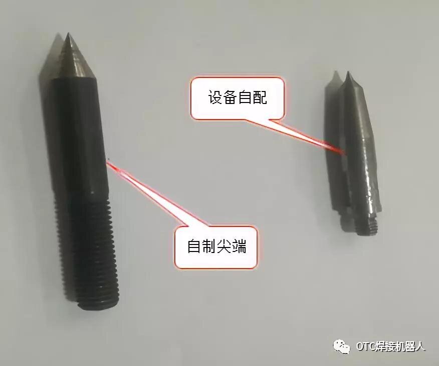 Fabricated external reference auxiliary tip tool physical image
