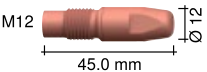 Binzel ROBOWHPP W600 Heavy-Duty Contact Tip