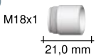 Binzel ABIROB W500 Nozzle Insulator