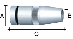 Binzel A500 Gas Nozzle