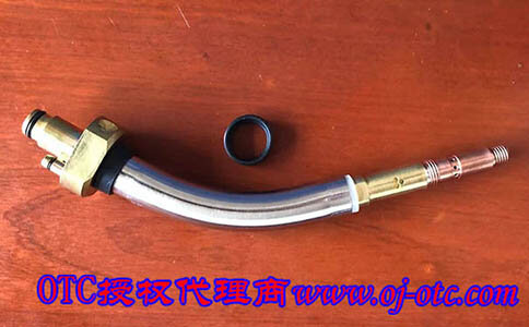OTC DAIHEN L10611B00 Robotic Water-Cooled Torch Body Laser Stamp OTC DAIHEN L10611B00 Curved Torch Body
