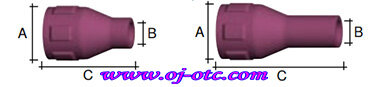 Binzel ABITIG MT 300 W Ceramic Gas Nozzle