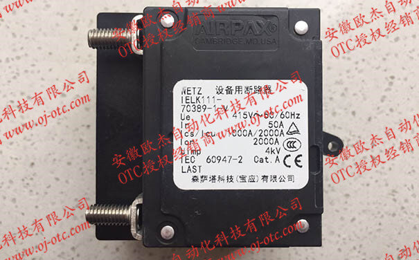 OTC Daihen Genuine Circuit Breaker 4614-109 Front View