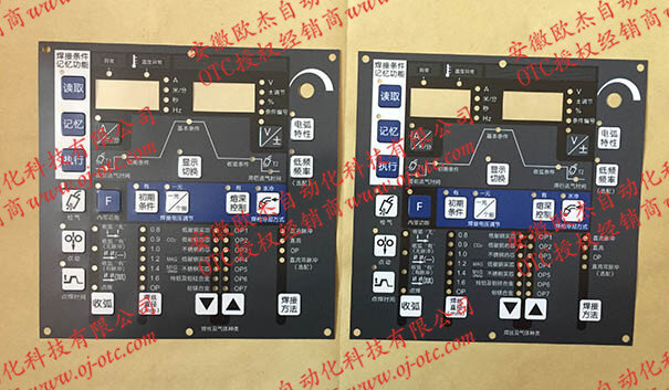 OTC DP400 Membrane P30035D02A Back View
