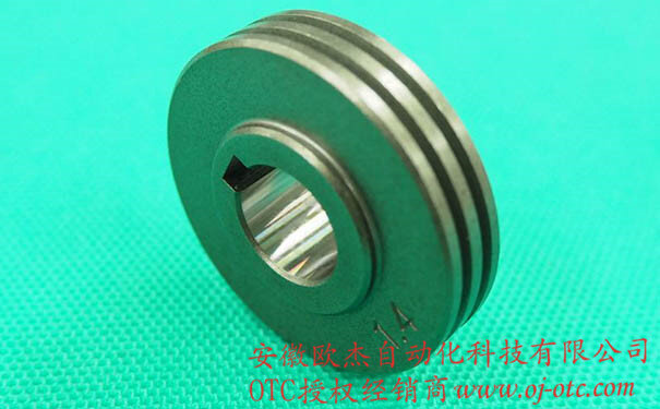 OTC Daihen Genuine Wire Feed Roller U1376H13 Front View