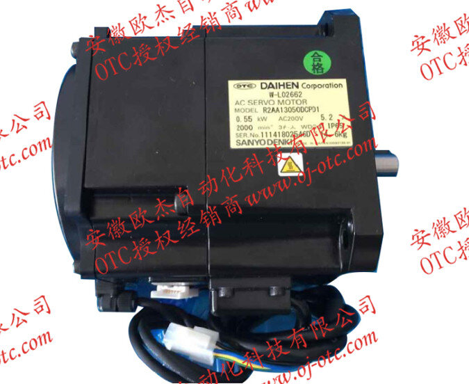 OTC Daihen Servo Motor W-L02662 OTC Daihen Servo Motor W-L02662 Genuine Japanese Import