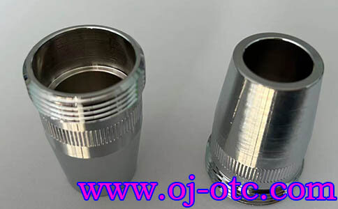 Genuine OTC Daihen Metal Nozzle H21B22 Front View