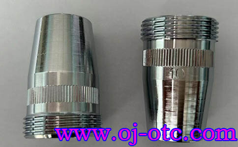 OTC Daihen Metal Nozzle H21B22 Side View