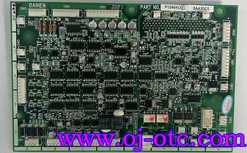OTC Daihen PCB P10464U00 Front View Genuine OTC Daihen PCB P10464U00 Front View