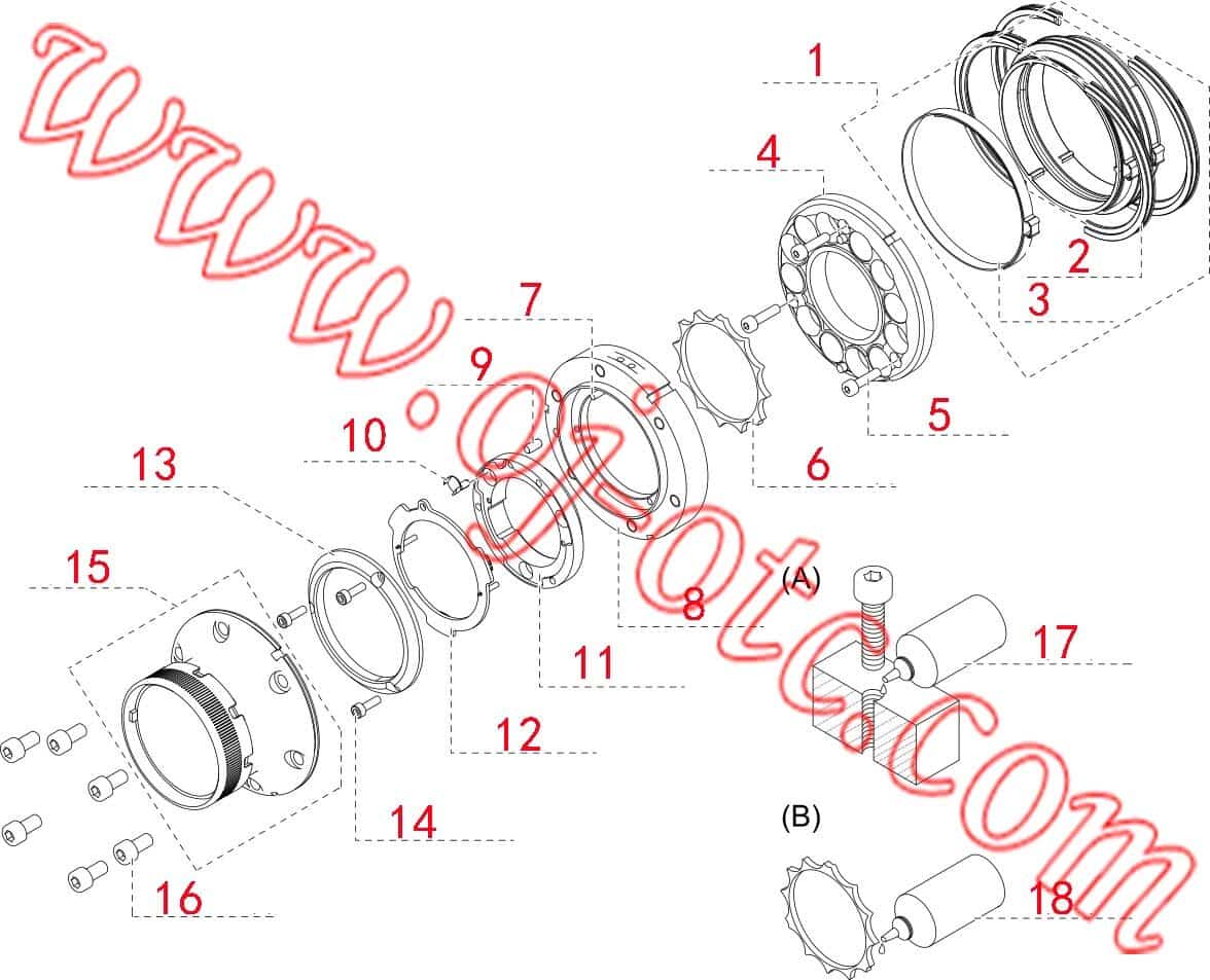 Fronius Magnetic Collision Sensor Exploded View Fronius Magnetic Collision Sensor 44,0350,3754 Exploded Diagram